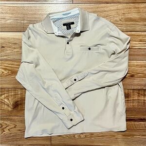 Mark Law Luxury Long Sleeve Polo Shirt
